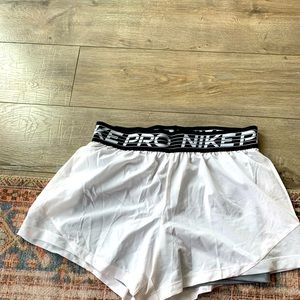 Nike Pro running shorts with attached biker short